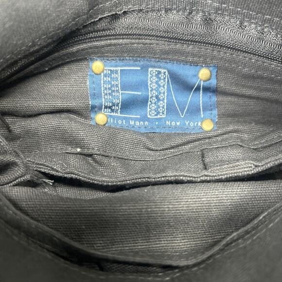 Elliot Mann NY Indie Clutch Wristlet Beaded Gold Fringe Coins Boho Handcrafted - Picture 7 of 10